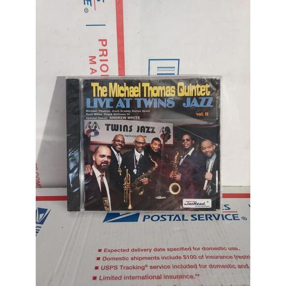 New MICHAEL THOMAS QUINTET - Live At Twins Jazz - Vol. Ii - CD - Single - #175f